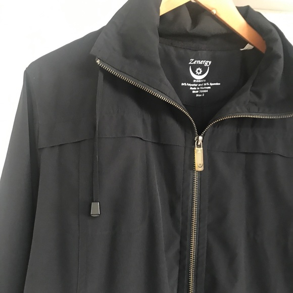 Chico's Jackets & Blazers - Zenergy by Chico’s bomber style jacket w/ hood